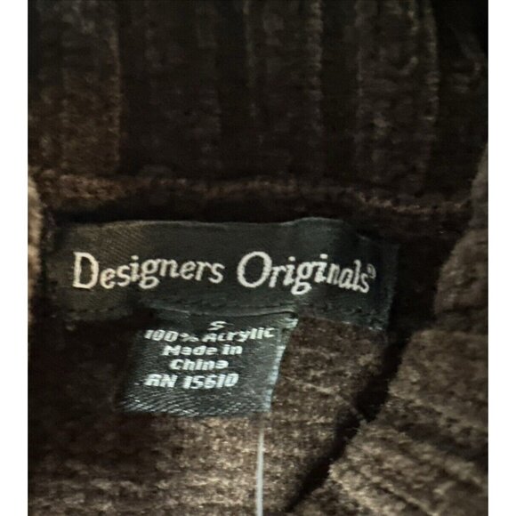 Designers Original Sweater‎ Womens Small Turtleneck Colorful Crochet Soft NEW - Picture 10 of 12